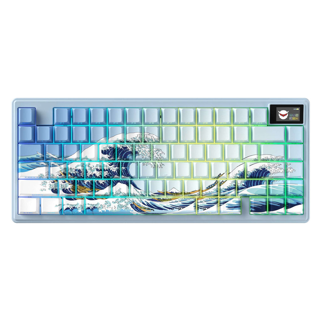 XVX K75 Pro CNC Aluminum Mechanical Keyboard Hot Swap Switchs Flex Cuts PCB With PBT Keycaps - xvxchannel