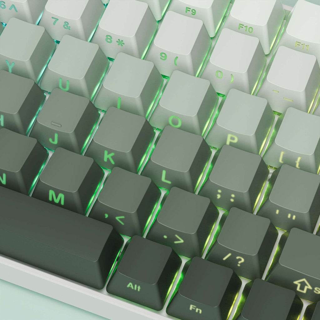 XVX Gradient Series 136-Key Side-Printed OEM Profile Keycap (7 Colors) - xvxchannel