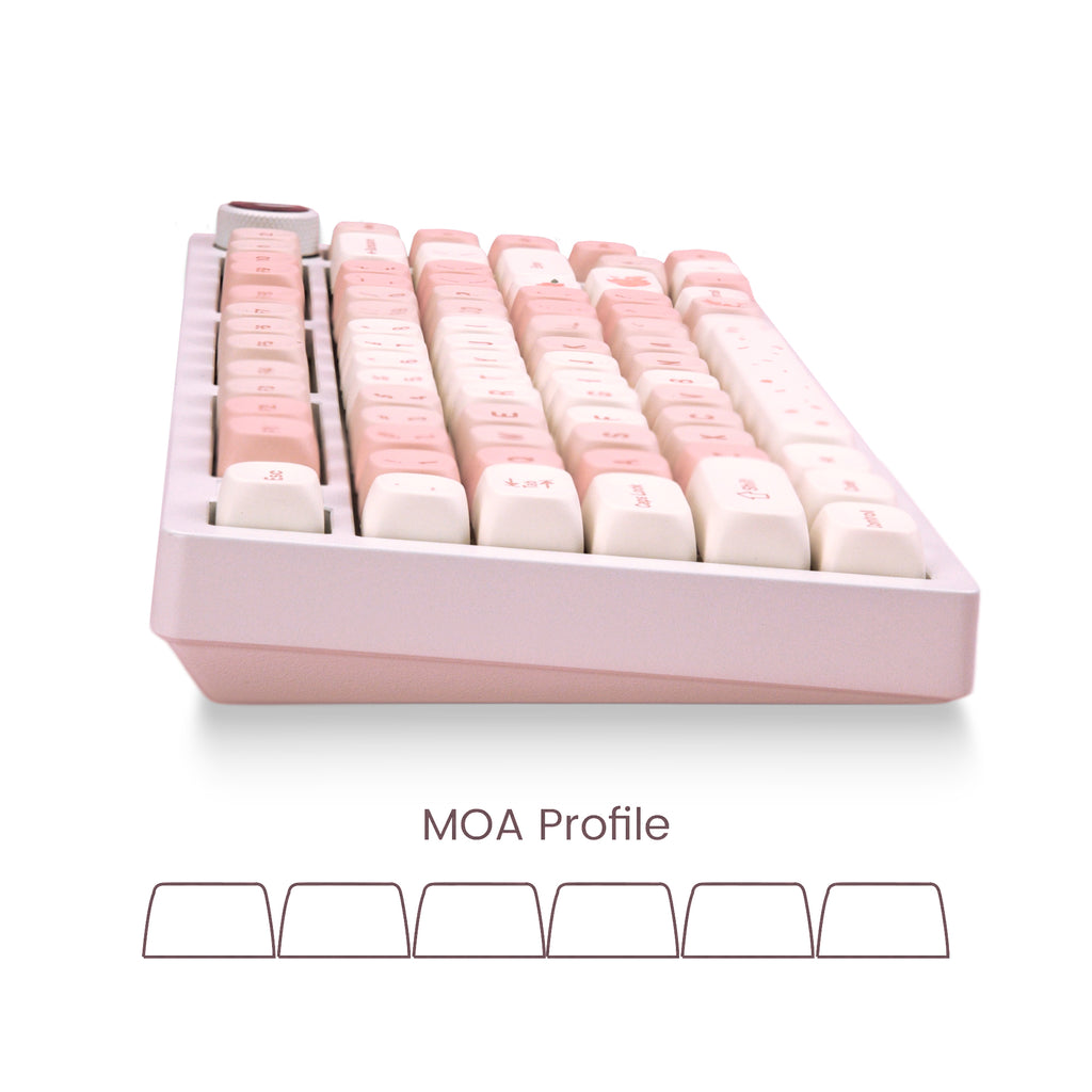 XVX Sakura 143-Key MOA Profile Dye-Sub PBT Keycap Set - xvxchannel