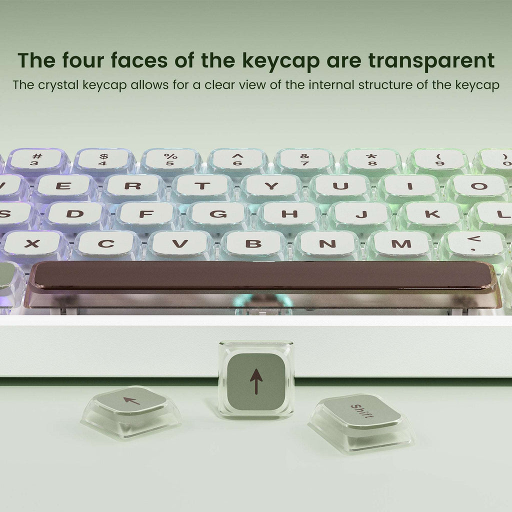 XVX Mist Dye-Sub Low Profile Keycap (125-Key) - xvxchannel