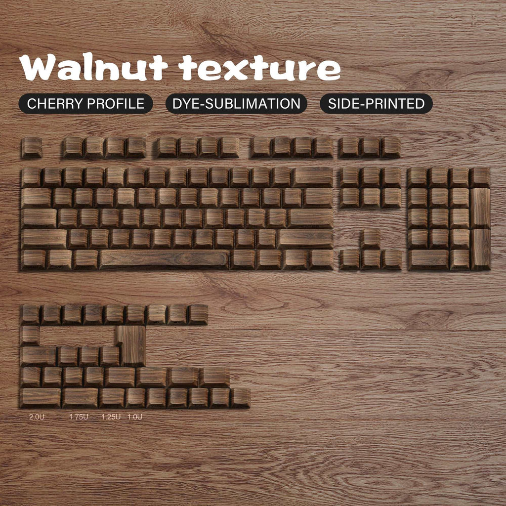 XVX  Side-Printed Cherry Profile Dye Sublimation PBT Keycap Set (136-Key) - xvxchannel