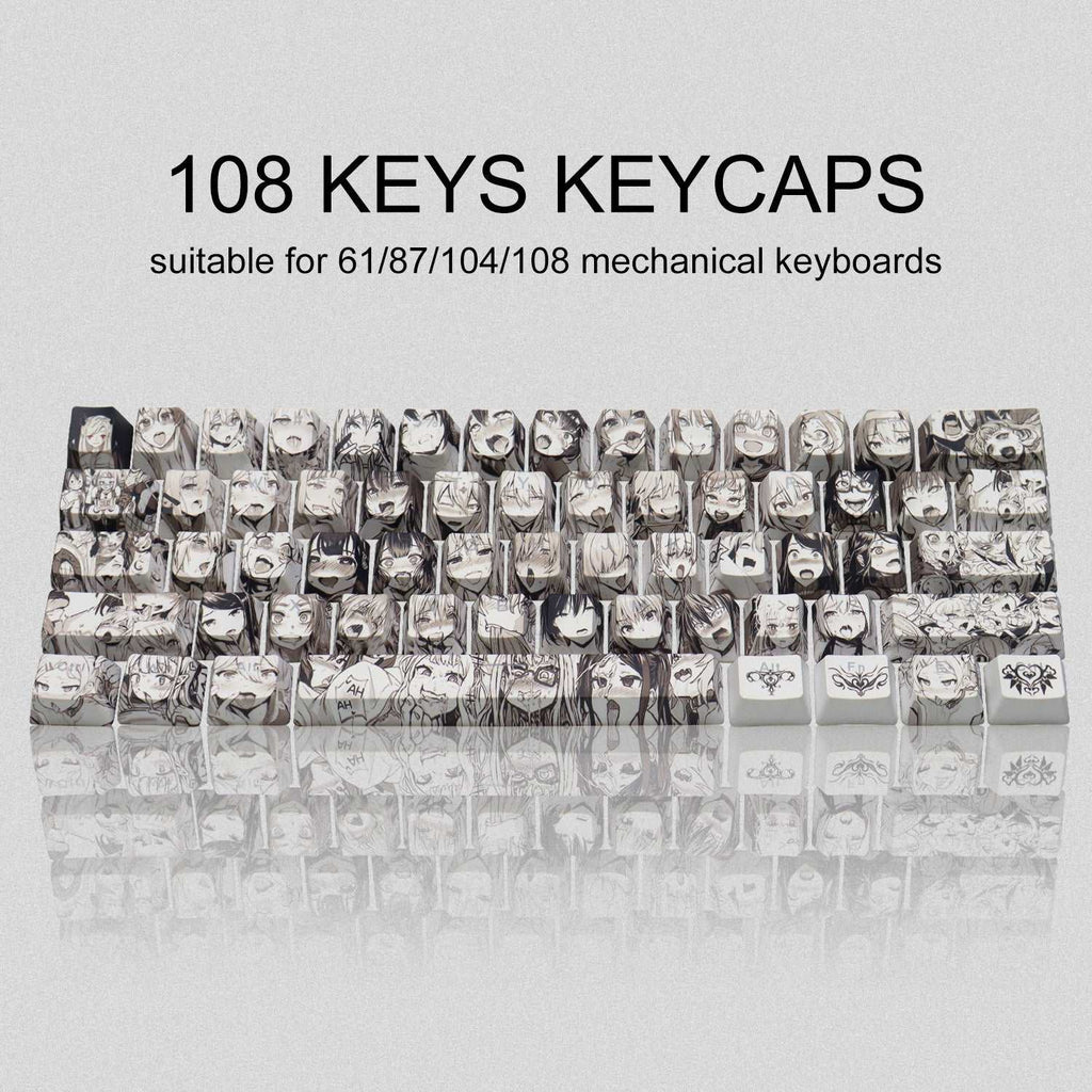 XVX Japanese Anime 108-Key OEM Profile Keycap Set - xvxchannel