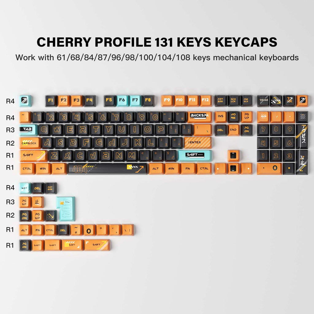 XVX Speed/Heartbreak Dye-Sub Cherry Profile Keycap Set (131-Key) - xvxchannel