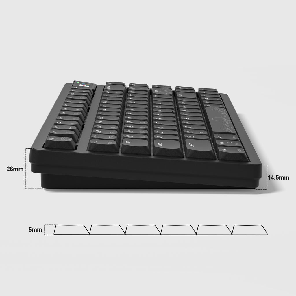 XVX L75 PRO Wireless Low Profile Mechanical Keyboard - xvxchannel